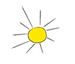 해를 형상화한 아이콘